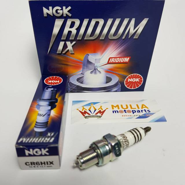 IRIDIUM RACING SPARK PLUG NGK CR6HIX MIO, MIO J, MIO GT, JUPITER Z1, SOUL GT, SPIN, SKY DRIVE, X RID