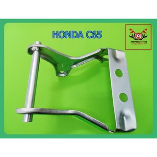 HONDA C65 RACK REAR SEAT  "ZINC STEEL" // ขาเหล็กรองเบาะหลัง มอเตอร์ไซค์ ฮอนด้า ชุบซิ้งค์ สินค้าคุณภาพดี