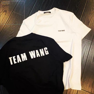 ถูกสุดๆเสื้อทีมวัง TEAM WANG   เสื้อยืดผ้า Cotton 100%  JACKSON WANG GOT7 เนื้อผ้านุ่มรหัสเต็ม