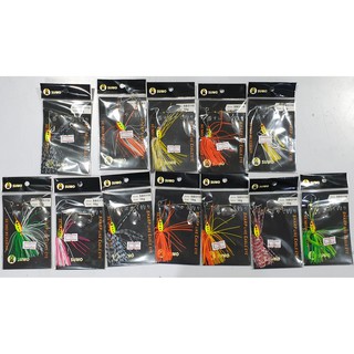 เหยื่อ sumo buzzbait SB5110 หนัก 10g. ใบหลิว/ใบกลม พู่คละสี