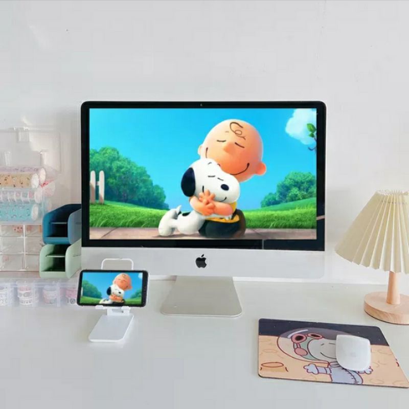 ✨ฟรีสติ๊กเกอร์✨ ขาตั้งมือถือ แท่นวางมือถือ ที่ตั้งโทรศัพท์ ไอแพด แท็บเล็ต ที่ตั้งมือถือ แท่นวางปรับมุมได้ ขาตั้งมือถือ - รูปที่ 2