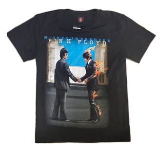 คอตต้อนคอกลม☾เสื้อวง Pink Floyd T-shirt เสื้อวงร็อค Pink FloydS-5XL