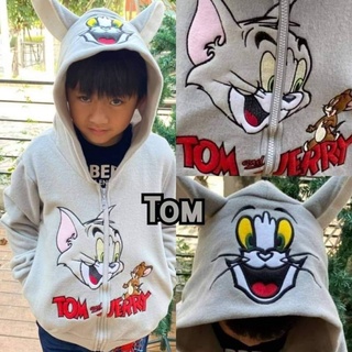 🔥ส่งฟรีจ้า🔥เสื้อกันหนาวเด็กลายการ์ตูน ลายทอม Tom