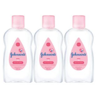 ว๊าว🍟 JOHNSON BABY OIL จอห์นสัน เบบี้ออยล์ สีชมพู ขนาด125ml ยกแพ็ค 3ขวด ผลิตภัณฑ์อาบน้ำและดูแลผิวอื่นๆ