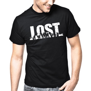 [COD]เสื้อยืด พิมพ์ลายภาพยนตร์ Lost Tv Series Fanshirt Cult Patter Slogan เหมาะกับของขวัญS-5XL