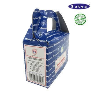 กำยานน้ำตกอินเดียเกรดพรีเมี่ยม รวมกำยานที่ดีที่สุด แบรนด์ Satya และ HEM - Backflow Incense Cones