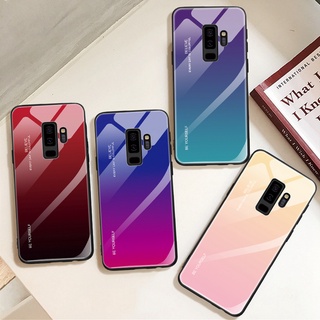 เคสโทรศัพท์มือถือแบบแก้วแข็ง กันกระแทก สําหรับ Samsung case S9 S9Plus