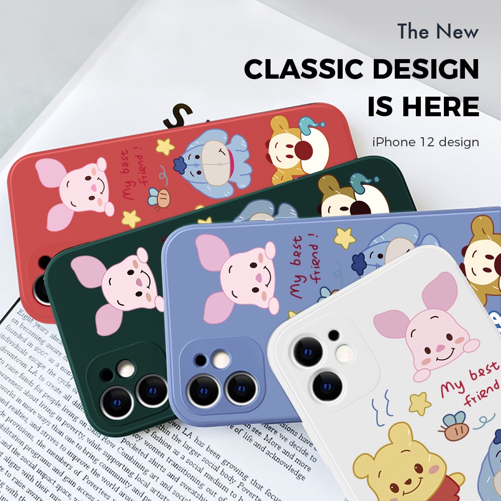 Huawei Nova 3i 5t 7i 7 SE หัวเว่ย สำหรับ Case Pooh Bear Piglet เคส เคสโทรศัพท์ เคสมือถือ #8