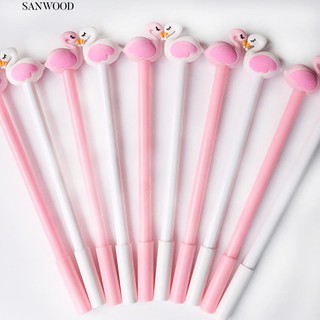 👄Creative Swan Gel Pen ของขวัญนักเรียนเครื่องเขียนโรงเรียนเครื่องใช้สำนักงาน 0.5mm