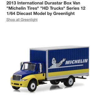 โมเดล รถปิคอัพ Michelin มิชลิน 🚙Michelin (2013) durastar box van(GREENLIGHT ) AC162
