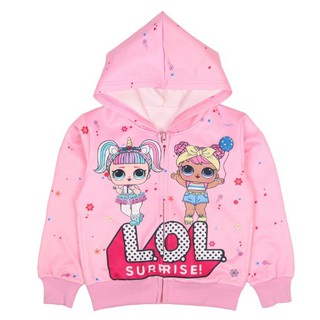 สาว LOL เซอร์ไพร์ส Zipper เสื้อกันหนาวเด็ก Coat Jacket เสื้อผ้า Hooded