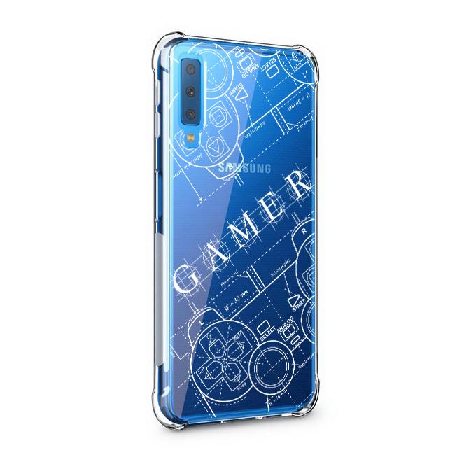 เคส สำหรับ Samsung Galaxy A7 Anti-Shock Protection TPU Case [Gamer Illustration]