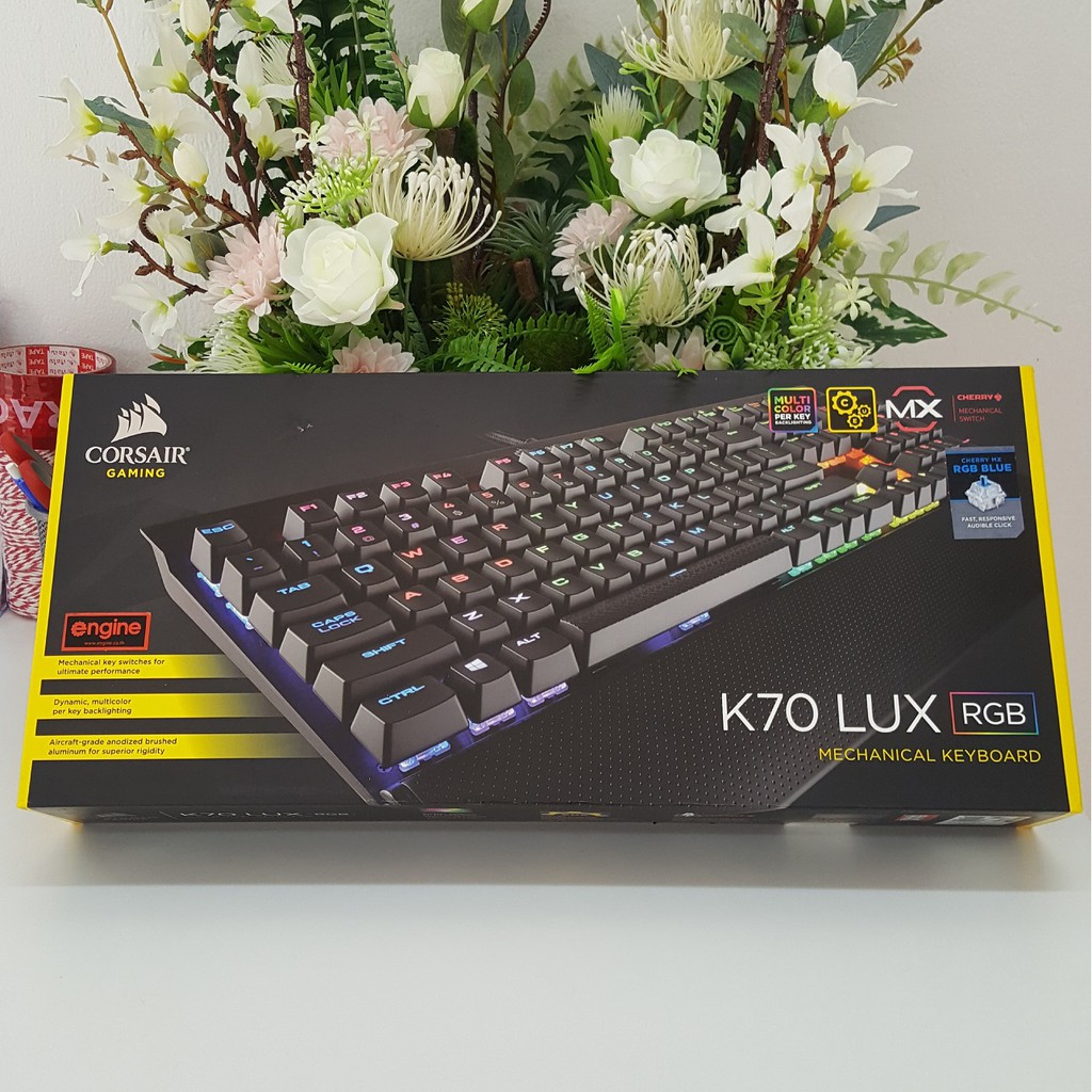 K70 Lux Rgb Mechanical Keyboard Corsair Gameing ค ย บอร ดเกมม ง ย ห อคอร แซร Shopee Thailand