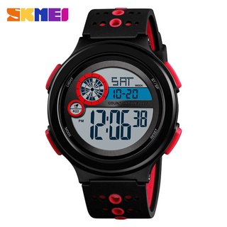 SKMEI Men Outdoor Sports Watch Luminous Week Display Stopwatch Display Chronograph 50M Waterproof Watches Relogio Mascul