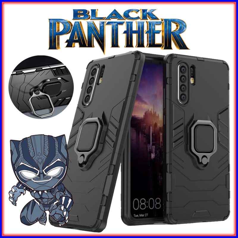Oppo A3s A12e A5 A9 A31 A73 A92 A93 A3 A5 A3x F7 F11 Pro Reno 5F 8T 12F 13F Black Panther แหวนขาตั้ง