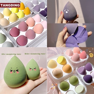 【COD Tangding】พัฟฟองน้ําแต่งหน้าจํานวน 4 ชิ้น / 8 ชิ้น