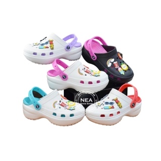 [ลิขสิทธิ์แท้] Baoji Clog Bae - Cool Color [W] NEA รองเท้า แตะ หัวโต เสริมส้น บาโอจิ แท้ BO37-116