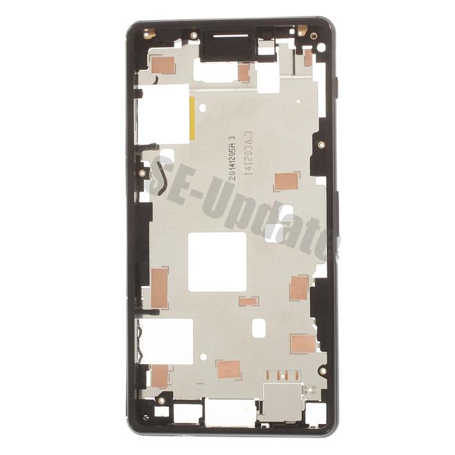 โครงด้านหน้า Front Housing Frame สำหรับ Xperia Z3 Compact สีดำ (AAA Grade)