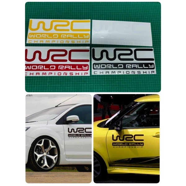 Wrc สติกเกอร์ ตัวอักษร WRC World Rally championship