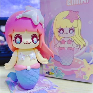 ตุ๊กตาฟิกเกอร์ Kimmy &amp; Miki Under the Sea Series Blind Box ของเล่นสําหรับเด็ก 52 ชิ้น