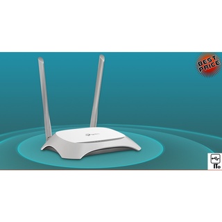 Router TP-LINK (TL-WR840N) Wireless N300 เครื่องช่วยขยายสัญญาณ ประกัน LT.