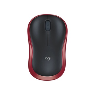 LOGITECH M185 สีแดง Wireless Mouse