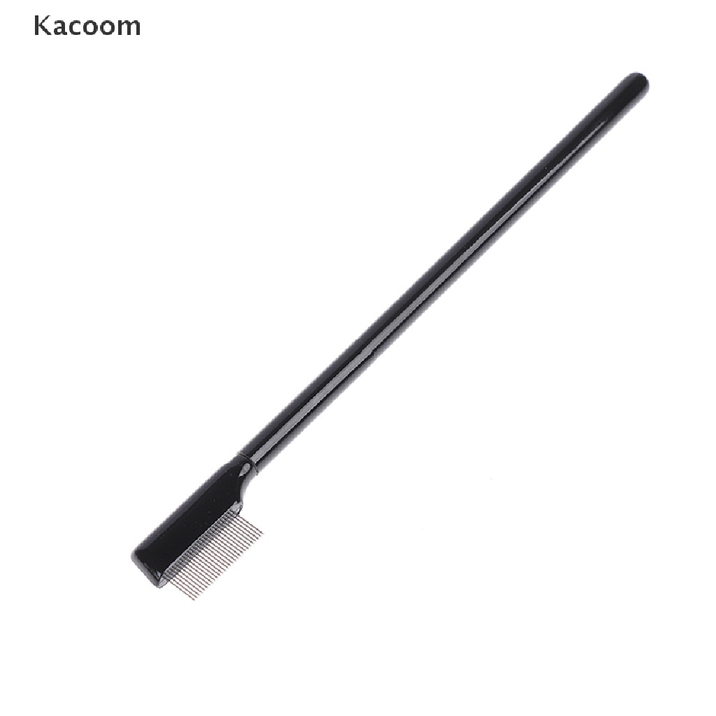 Kacoom 1 ชิ้น เหล็ก คิ้ว ขนตา หวี ต่อ แปรงแต่งหน้า หวีโลหะ เครื่องมือ Th
