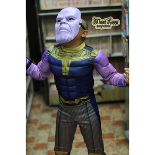 🔥🔥ดีลฮอตสุดพิเศษ🔥🔥 ชุดทานอส Cosplay Thanos ชุดแฟนซีเด็ก ชุดซุปเปอร์ฮีโร่ ชุดธานอส