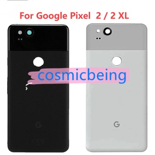 เคสแบตเตอรี่ด้านหลัง 6.0 นิ้ว แบบเปลี่ยน สําหรับ Google Pixel2 XL Google Pixel 2 XL ดอกไม้เล็ก ๆ กับกระจก