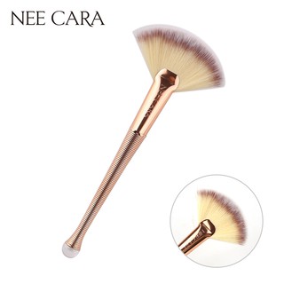 NEE CARA นีคาร่า แปรงปัดไฮไลท์ แปรงเกลี่ยแป้ง N876 FAN BRUSH