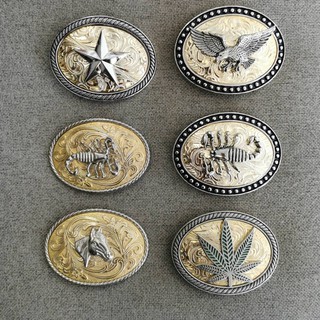 หัวเข็มขัด หัวเข็มขัดคาวบอย หัวเข็มขัดโลหะ หัวเข็มขัดแฟชั่น Cowboy Belt Buckle