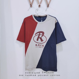 Oversized T-Shirt cotton100% || เสื้อยืดผ้าฝ้าย ทรงโอเวอร์ไซส์ ผ้านิ่มมาก งานเกรดขึ้นห้าง TD-N13