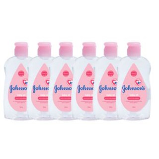 ✨นาทีทอง✨ JOHNSON BABY OIL จอห์นสัน เบบี้ออยล์ ขนาด 50ml ยกแพ็ค 6ขวด แป้งและโลชั่นเด็ก