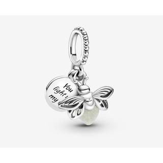 [พร้อมส่ง สินค้าแท้ 💯] Pandora Glow-in-the-dark Firefly Dangle Charm