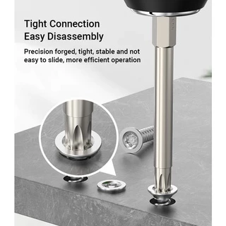 Security Tamper-proof ไขควง Bits Torx หัว 50/75/100/150 มม., 6 จุด S2 เหล็กแม่เหล็ก Tamper Proof Star ไขควงเครื่องมือ Bit 1/4 "Hex Shank T5-T40