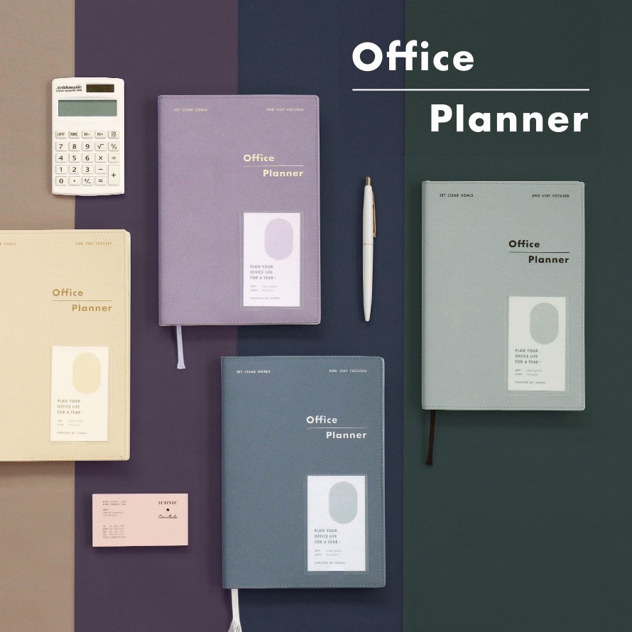 Office Planner (undated) แพลนเนอร์รายสัปดาห์ สำหรับพนักงานออฟฟิศ ไม่ระบุวันที่