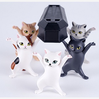 แมวแบกโลง โมเดลแมว แมวเต้น ของเล่นแมว โมเดล ฟิกเกอร์ Pallbearers Cat model มีม TIKTOK