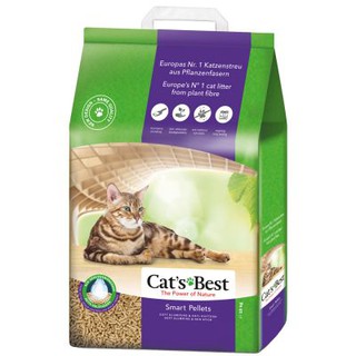 Cat’s Best catbest cat ทรายแมว ไม้สน แคทเบส litter sand toilet ทราย แมว ถุงกระดาษ สีเขียว ขนาด 10 ลิตร Original