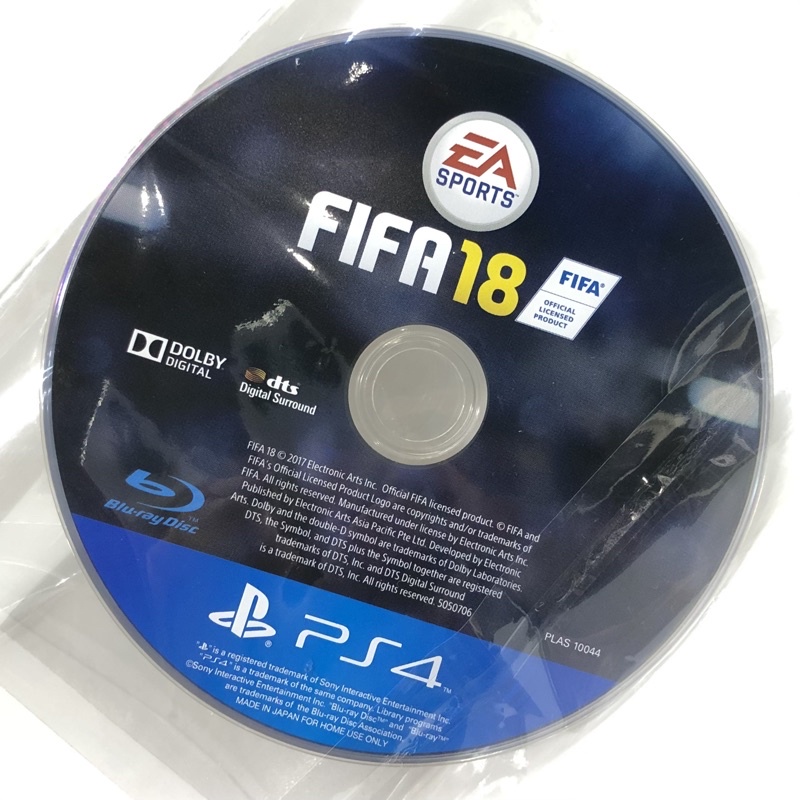 [มือ2 | PS4] FIFA 18 (แผ่นเดียว) ASIA , ENG