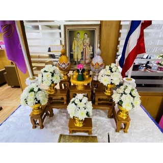 โต๊ะหมู่บูชาไม้สักทอง หมู่ 9 หน้า 4