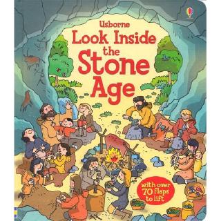 DKTODAY หนังสือ USBORNE LOOK INSIDE THE STONE AGE (AGE 5+)