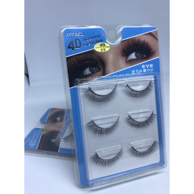 ขนตาปลอม Annasia มิ้งค์ 4D เบอร์ 24,25,28