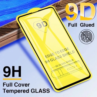 ฟิล์มกระจกเต็มจอ 9D For OPPO Reno7 7Z Reno6 6Z A57 A77 A16 A54 A76 A16K A94 A95 Realme9i C35 C21Y C25 C11 ฟิล์มกันกระแทก