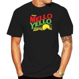 เสื้อยืดวินเทจเสื้อยืด ลาย MELLO YELLO TRICKLE 51 วัน สไตล์เรโทร สีดํา สําหรับผู้ชายS-5XL