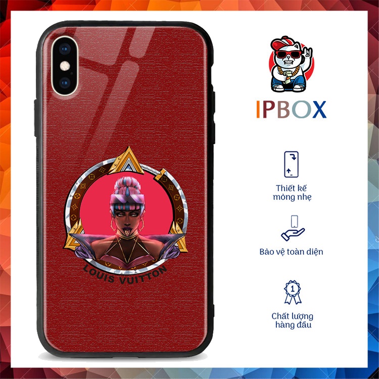 เคส Iphone Anti-Smudge พิมพ์ Lv LOL IPBOX สําหรับ Iphone 5 - 12 Promax