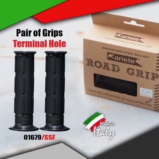 ของแท้ ปลอกแฮนด์ ARIETE PAIR OF GRIP TERMINAL HOLE อิตาลี