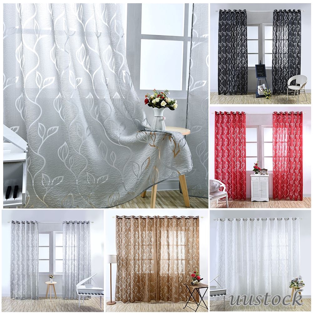 White Window Treatment Sheer Net Curtain Panel Sold By Meter Rod Pocket New