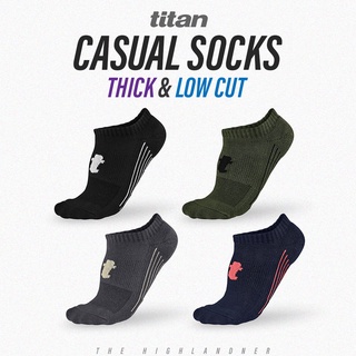 TITAN CASUAL SOCKS LOW-CUT THICK | ถุงเท้าวิ่ง