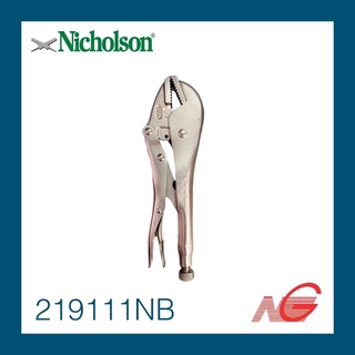 คีมล็อค ปากตรง NICHOLSON  10" รุ่น 219111NB