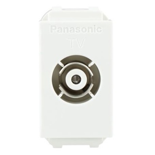 เต้ารับโทรทัศน์ 75 โอห์ม PANASONIC WEG2501 สีขาว